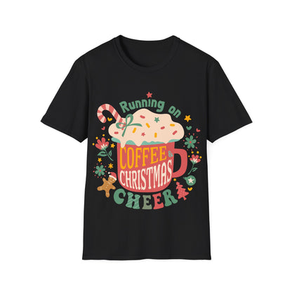 Running On Coffee & Christmas Cheer T-Shirt