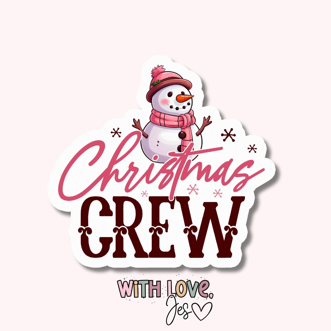 Pink Christmas Stickers