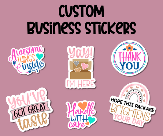 Custom Small Business Stickers